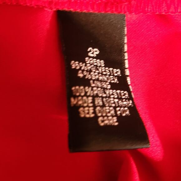 Alyx Petite Womens 2P Red Tiered Ruffle Tulip Hem Layered Cocktail Party Dress - Picture 5 of 11